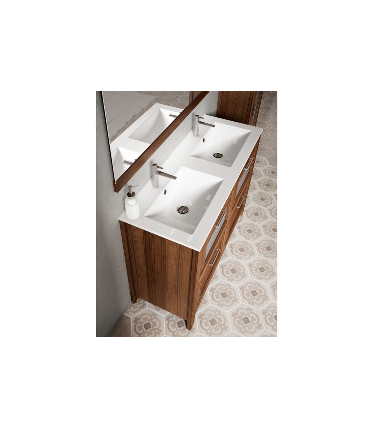Mueble de baño Trento 2p/2c - 35 - Visobath