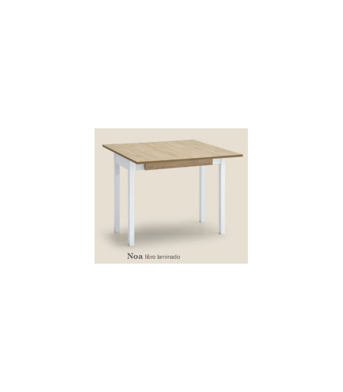 Mesa libro laminado Noa Mesas, sillas y taburetes Medidas: 80 x 40, 90 x 45; Color laminado: