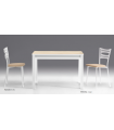 Mesa Nerea extensible cristal chasis blanco Mesas, sillas y taburetes    Tienda Online Casa y
