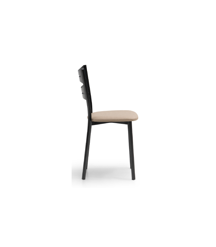 Silla Amara con estructura metalica chasis negro Mesas, sillas y taburetes    Tienda Online Casa y